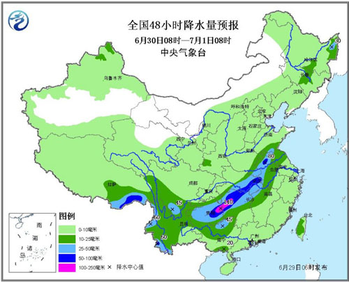 全国降雨量